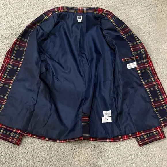 Janie and Jack Boys plaid blazer - Picture 3 of 5